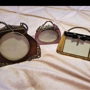 Elegant and Vintage Handbag Picture Frame Set